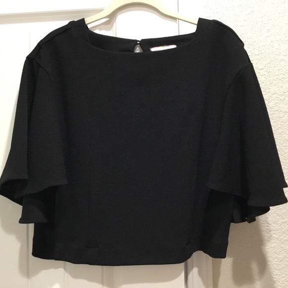 Anthropologie | Eri + Ari Viv Cropped Structured Top Sz: XS - Picture 5 of 8